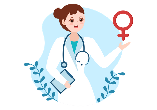 Día de las mujeres médicas  Ilustración