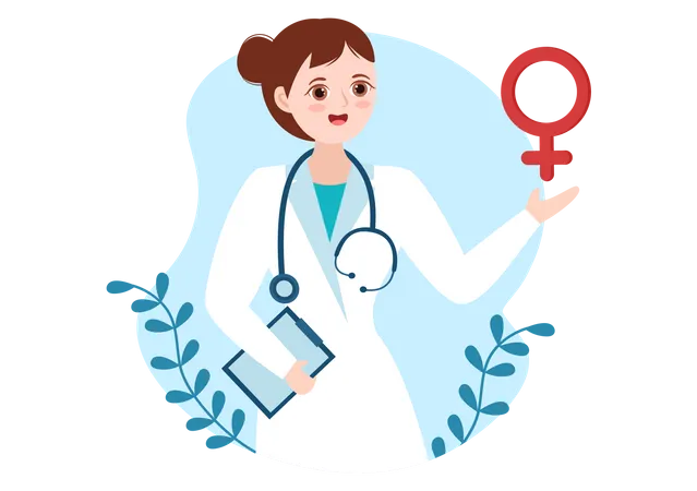 Día de las mujeres médicas  Ilustración