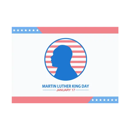 Día de Martin Luther King  Ilustración