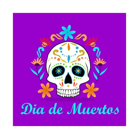 Dia de los Muertos  Ilustración