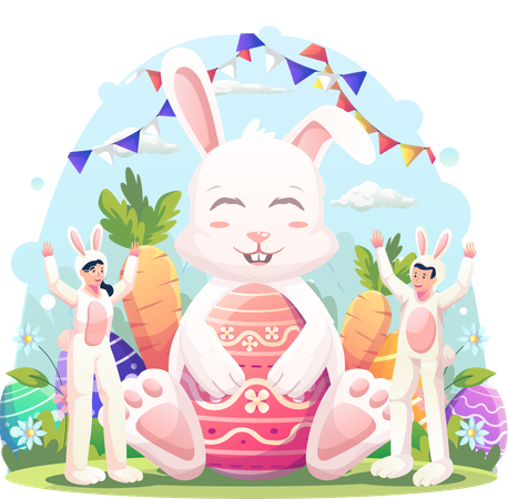 Día de Pascua  Ilustración