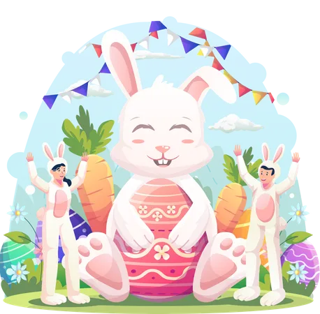 Día de Pascua  Ilustración