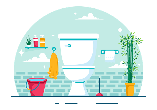 Día del baño  Ilustración