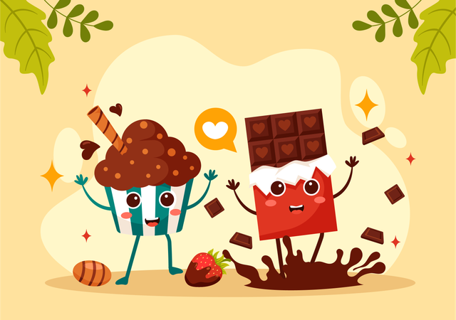 Día del Chocolate  Ilustración