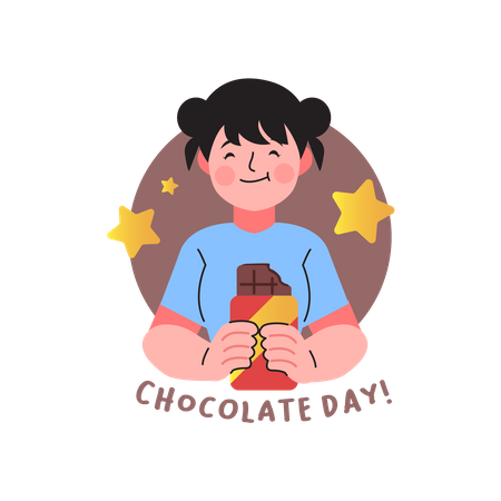 Dia do Chocolate  Ilustração