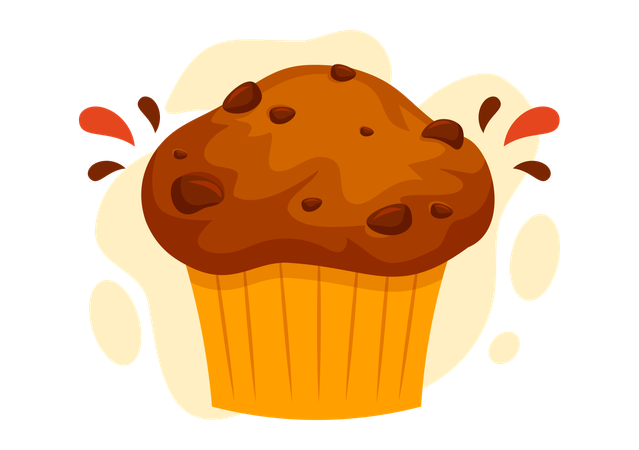 Dia de muffin  Ilustração