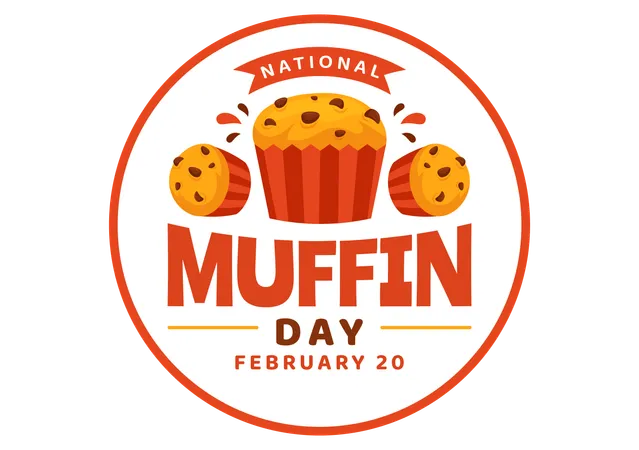 Dia de muffin  Ilustração