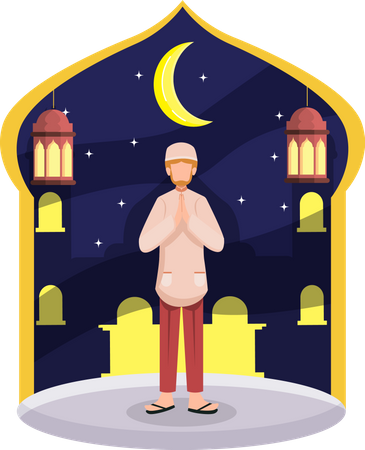 Dia do Ramadã  Ilustração