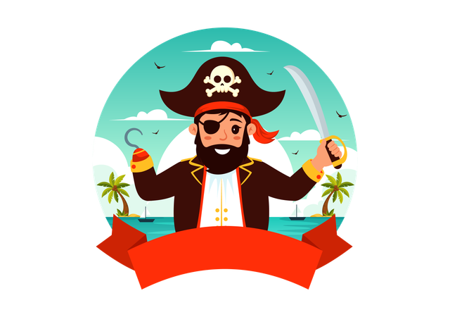 Dia Internacional de Falar como um Pirata  Ilustração