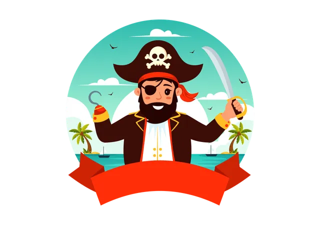 Dia Internacional de Falar como um Pirata  Ilustração