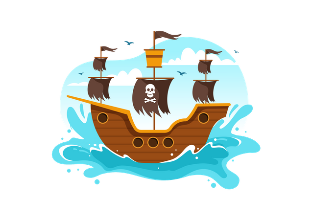 Dia Internacional de Falar como um Pirata  Ilustração