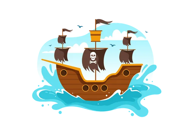 Dia Internacional de Falar como um Pirata  Ilustração