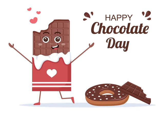 Dia internacional del chocolate  Ilustración