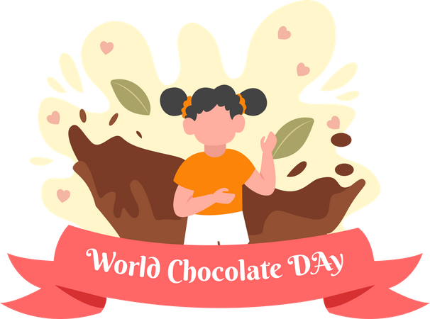 Dia internacional del chocolate  Ilustración