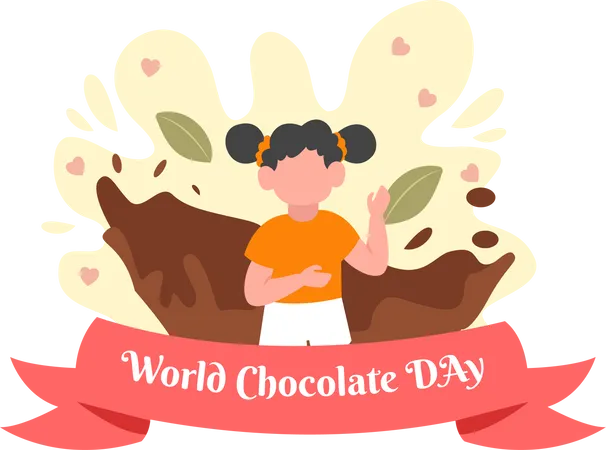 Dia internacional del chocolate  Ilustración