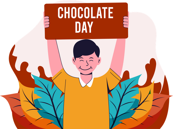 Dia internacional del chocolate  일러스트레이션