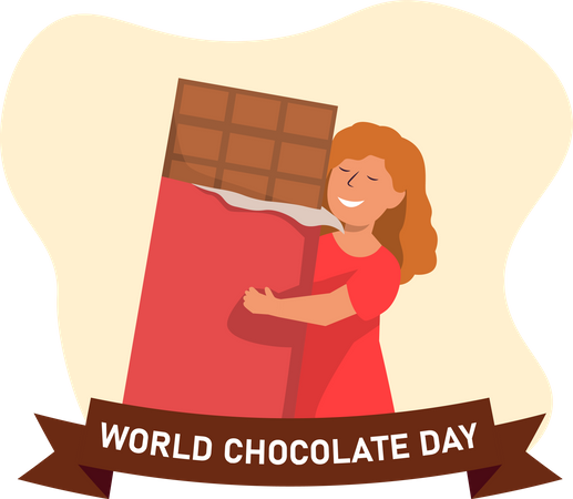 Dia internacional del chocolate  Ilustración