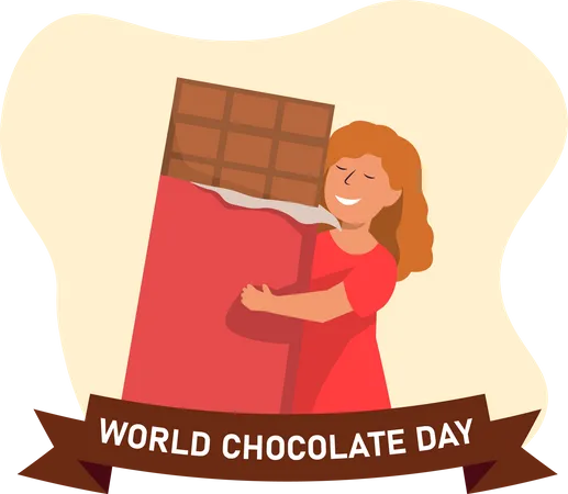 Dia internacional del chocolate  Ilustración