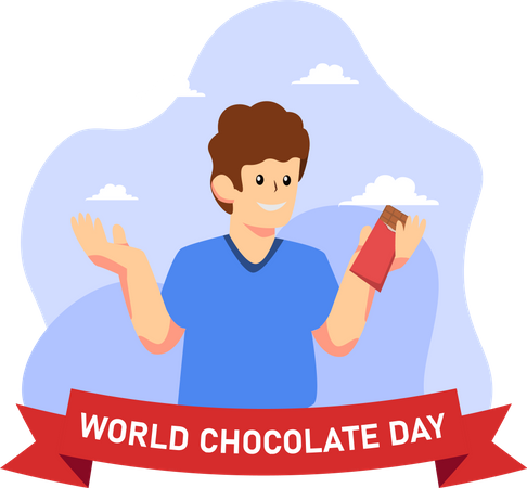 Dia internacional del chocolate  Ilustración