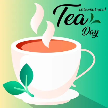 Día internacional del té  Ilustración