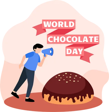 Dia internacional do chocolate  Illustration