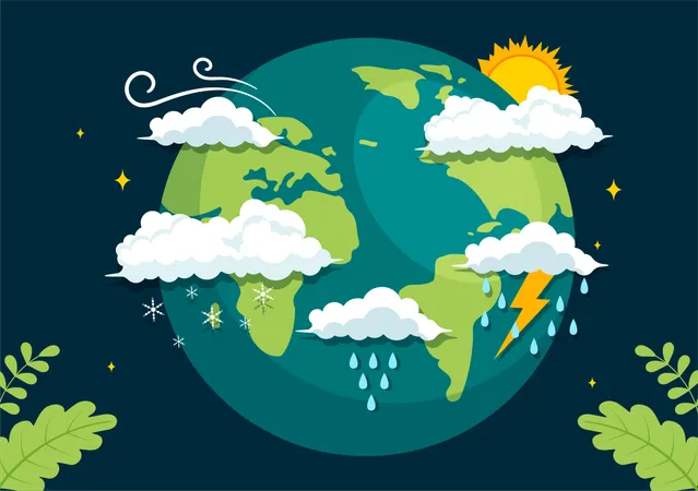 Dia Meteorológico Mundial  Ilustração