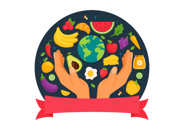 Dia Mundial da Alimentação  Ilustração