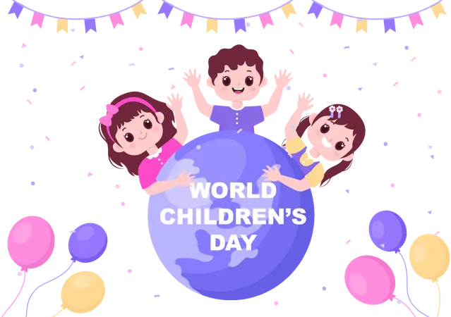 Dia Mundial da Criança  Ilustração