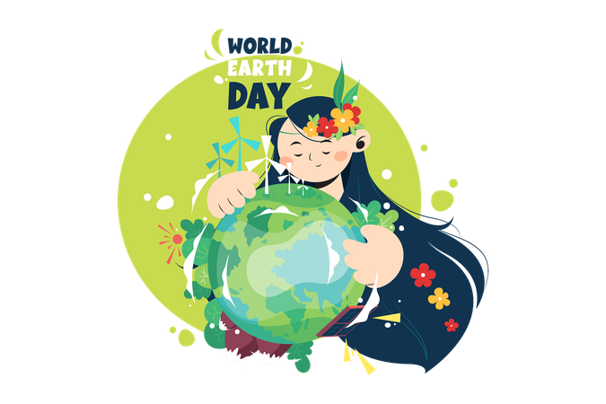 Dia Mundial da Terra  Ilustração