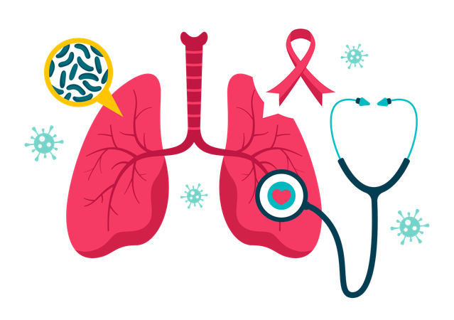 Dia mundial da tuberculose  Ilustração