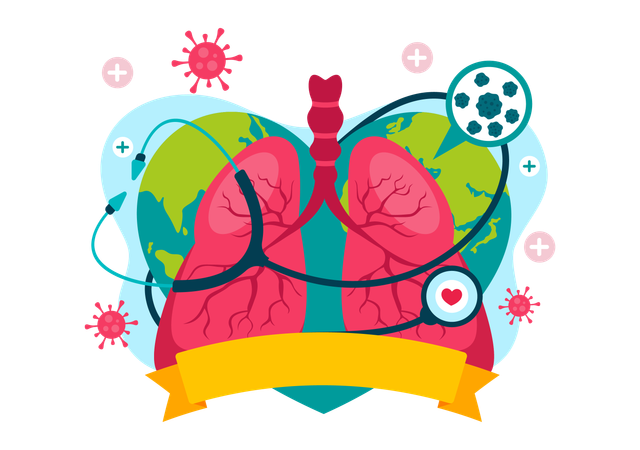 Dia mundial da tuberculose  Ilustração