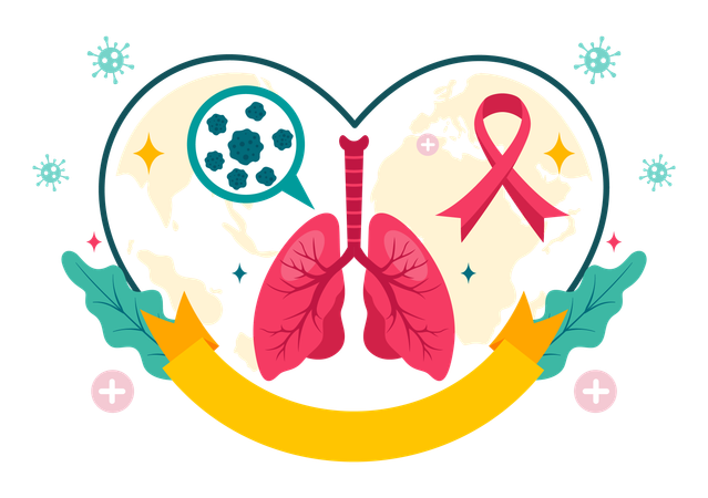 Dia mundial da tuberculose  Ilustração