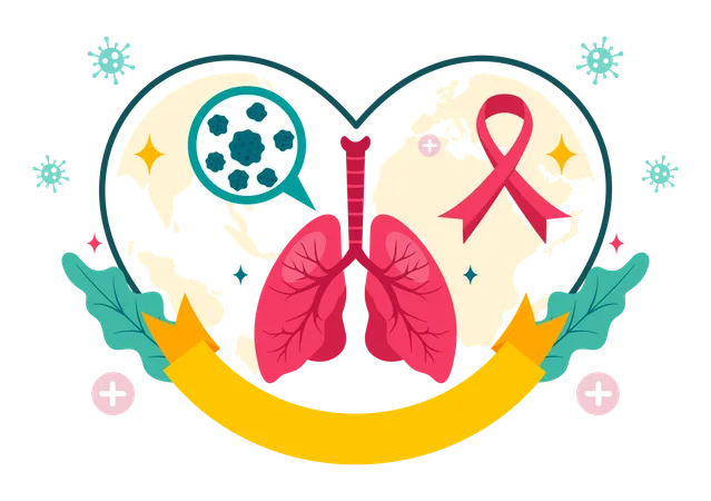 Dia mundial da tuberculose  Ilustração