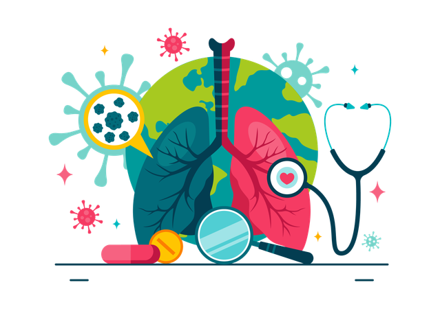 Dia mundial da tuberculose  Ilustração