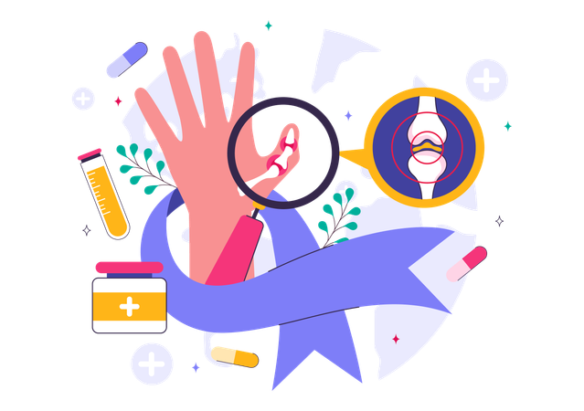Día Mundial de la Artritis  Ilustración