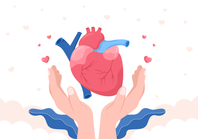 Día Mundial de la Donación de Órganos  Ilustración