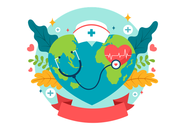 Día Mundial de la Enfermería  Ilustración