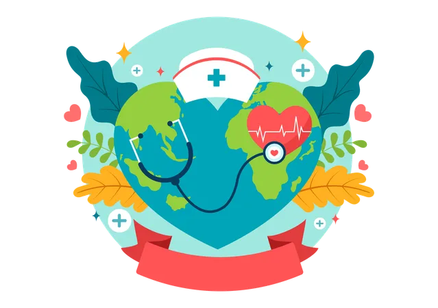 Día Mundial de la Enfermería  Ilustración