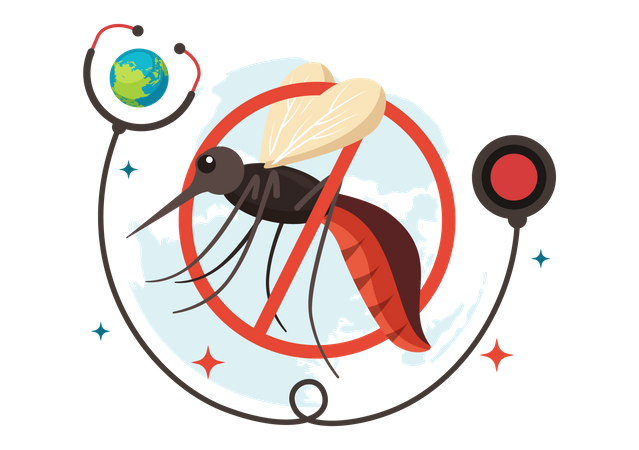 Día Mundial de la Malaria  Ilustración