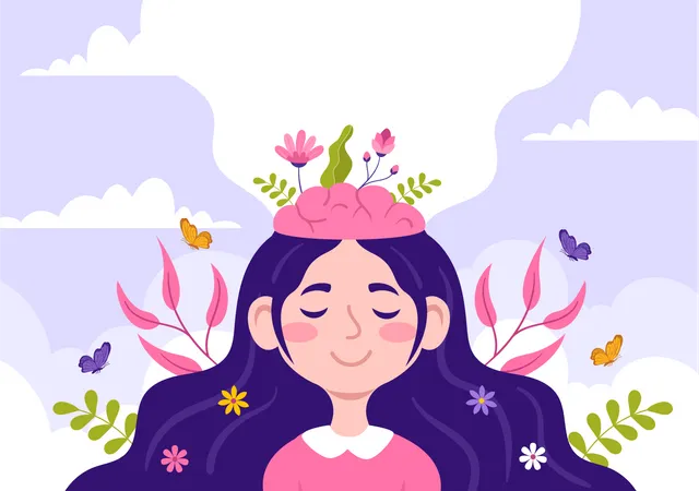 Día Mundial de la Salud Mental  Ilustración