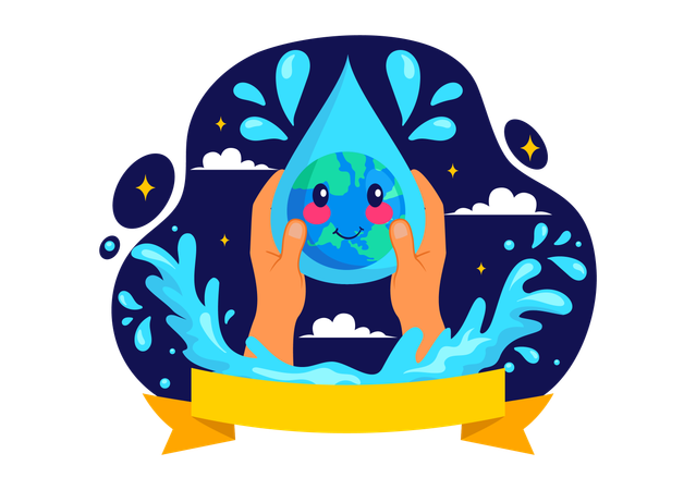 Dia Mundial del Agua  Ilustración