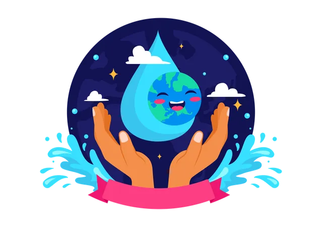 Dia Mundial del Agua  Ilustración