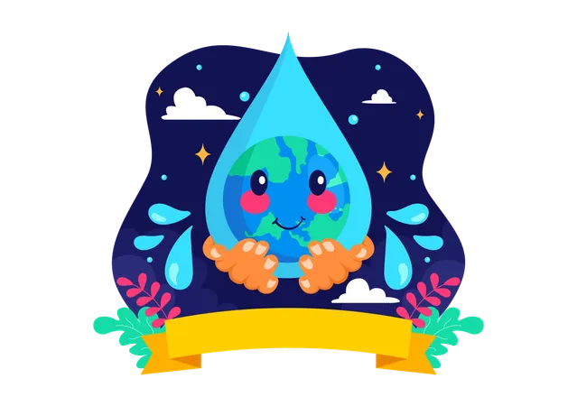 Dia Mundial del Agua  Ilustración