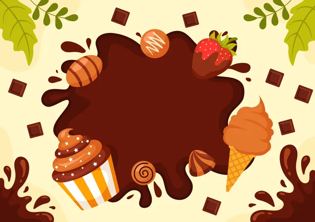 Día Mundial del Chocolate  Ilustración