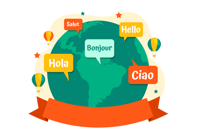 Día Mundial del Hola  Ilustración