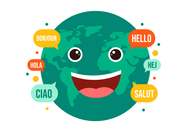 Día Mundial del Hola  Ilustración