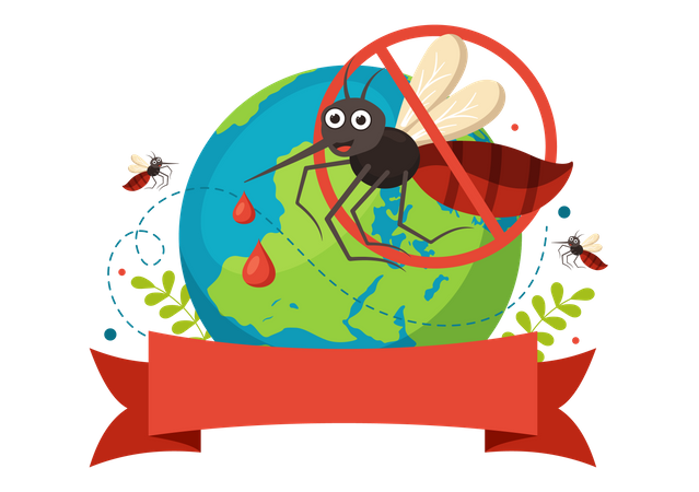 Día Mundial del Mosquito  Ilustración