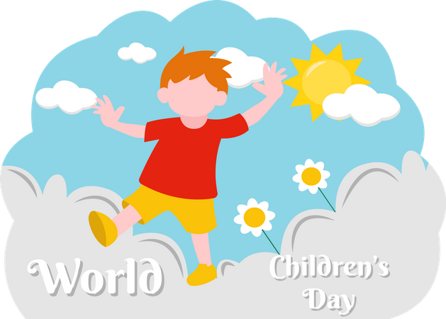 Día Mundial del Niño  Ilustración