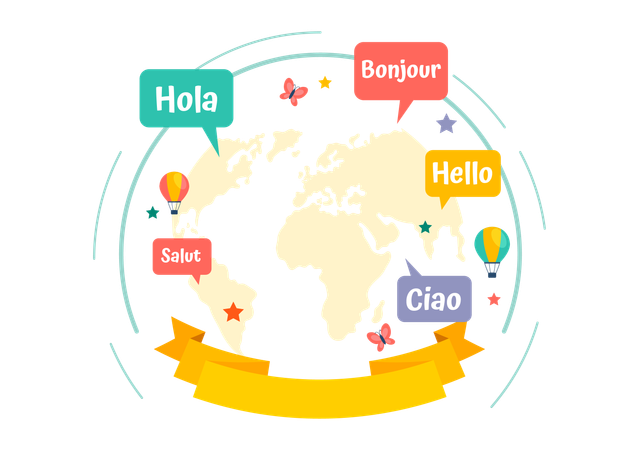 Día Mundial del Hola  Ilustración