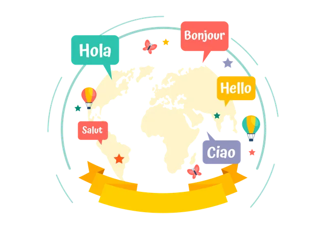 Día Mundial del Hola  Ilustración